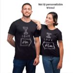 Tricou personalizat Model Cuplu