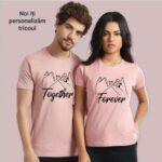 Tricou personalizat Model Cuplu - imagine 2