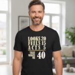 tricou aniversar 40 ani
